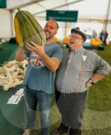 FEATURE - Dicke Dinger: Riesen-Kürbisse auf der Malvern Show