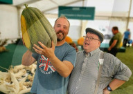 FEATURE - Dicke Dinger: Riesen-Kürbisse auf der Malvern Show