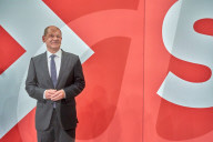 NEWS - Bundestagswahl 2021: Olf Scholz am Wahlabend