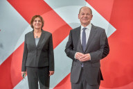 NEWS - Bundestagswahl 2021: Olf Scholz am Wahlabend