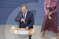 NEWS - Bundestagswahl 2021: Armin Laschet mit dem CDU Vorstand in Berlin