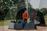 Christian Waugh a retired firefighter who was at the 9/11 attack in New York.