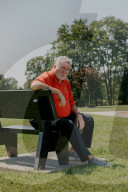 Christian Waugh a retired firefighter who was at the 9/11 attack in New York.