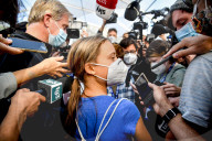 NEWS -  Greta Thunberg bei der Youth4Climate Klimakonferenz in Mailand