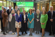 The Exchequer Secretary to the Treasury opens the London Stock Exchange 