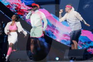 Black Eyed Peas performing at Global Citizen event in Paris