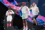 Black Eyed Peas performing at Global Citizen event in Paris