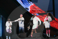 Black Eyed Peas performing at Global Citizen event in Paris