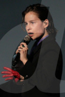 Christine and the queens performing at Global Citizen event in Paris