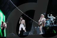 Maneskin performing at Global Citizen event in Paris