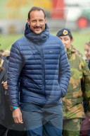 ROYALS -  Prinzessin Mette Marit und Kronprinz Haakon besuchen die norwegische Provinz Viken 