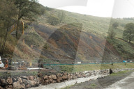 Welsh government calls on Westminster to help fund safety of coal tips. Rhondda valley residents fearful after recent landslip and UK government pushed to share responsibility