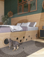 FEATURE -  Das Bett für Katzenliebhaber versteckt ein Katzenlabyrinth