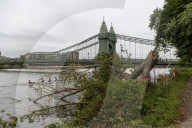 High winds and heavy rain expected for London today.