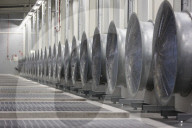 Inside Facebook's green Lulea Data Centre in Sweden, the only one outside the USA. 