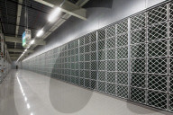 Inside Facebook's green Lulea Data Centre in Sweden, the only one outside the USA. 