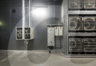 Inside Facebook's green Lulea Data Centre in Sweden, the only one outside the USA. 