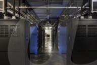 Inside Facebook's green Lulea Data Centre in Sweden, the only one outside the USA. 