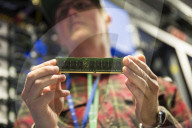 Inside Facebook's green Lulea Data Centre in Sweden, the only one outside the USA. 