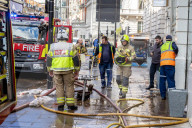 Severe flooding in London after torentail rain last night. 