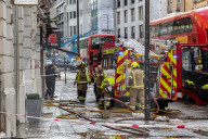 Severe flooding in London after torentail rain last night. 
