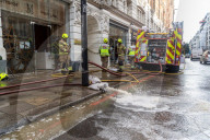 Severe flooding in London after torentail rain last night. 