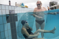 As the NSW government eases Covid lockdown restrictions, Sydney’s public outdoor swimming pools are opening up.