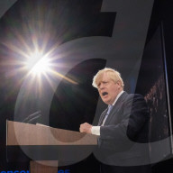 NEWS - Boris Johnson spricht an der Konferenz der Konservativen Partei 2021 in Manchester
