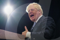 NEWS - Boris Johnson spricht an der Konferenz der Konservativen Partei 2021 in Manchester