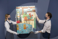 Sotheby's Contemporary Art Sales preview 
at Sotheby's, London