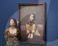 Sotheby's Contemporary Art Sales preview 
at Sotheby's, London