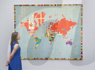 Sotheby's Contemporary Art Sales preview 
at Sotheby's, London
