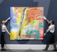 Sotheby's Contemporary Art Sales preview 
at Sotheby's, London