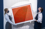 Sotheby's Contemporary Art Sales preview 
at Sotheby's, London