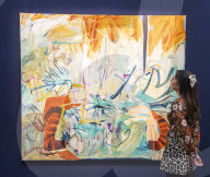 Sotheby's Contemporary Art Sales preview 
at Sotheby's, London