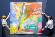 Sotheby's Contemporary Art Sales preview 
at Sotheby's, London