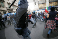 NEWS - Coronavirus: No Green Pass Proteste in Rom