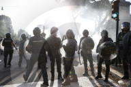 NEWS - Coronavirus: No Green Pass Proteste in Rom