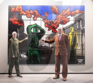 Gilbert & George at Frieze Masters “documenta '82 revisited”