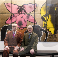 Gilbert & George at Frieze Masters “documenta '82 revisited”