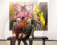 Gilbert & George at Frieze Masters “documenta '82 revisited”