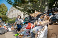 Garbage fills the streets as Brighton refuse strike continues.