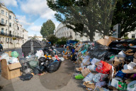 Garbage fills the streets as Brighton refuse strike continues.