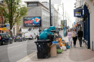Garbage fills the streets as Brighton refuse strike continues.
