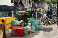 Garbage fills the streets as Brighton refuse strike continues.
