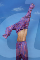 Model in pyjamas