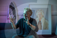 Artist Chris Levine at his studio, Shedfield, Hampshire, UK.