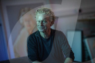 Artist Chris Levine at his studio, Shedfield, Hampshire, UK.