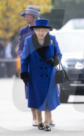 Die Queen beim Qipco British Champions Day auf der Ascot Rennbahn