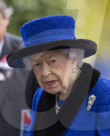 Die Queen beim Qipco British Champions Day auf der Ascot Rennbahn